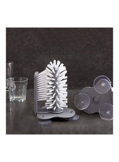 Home Box Neo Water Bottle And Glass Cleaning Brush With Suction Multicolour 14x17.5cm  - Image 4