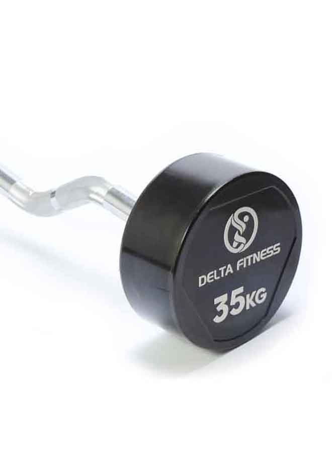دلتا فيتنس Curl Barbell 35kg - Image 2