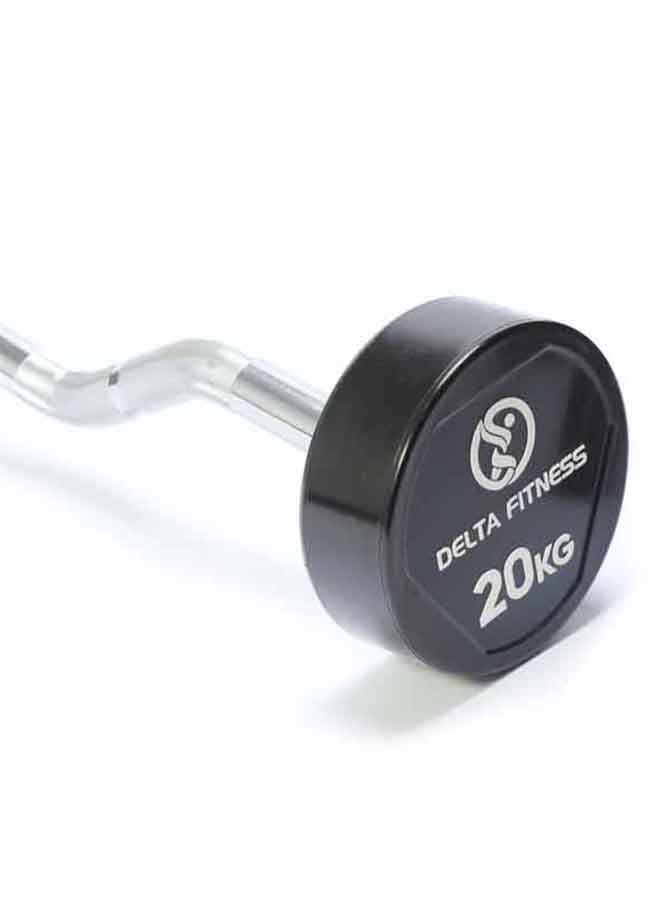 دلتا فيتنس Curl Barbell 20kg - Image 2