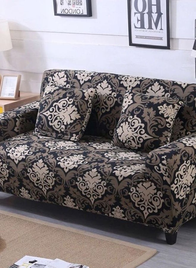 Deals for Less 3-Seater Exquisitely Designed Wrinkle-free Anti-slip 360-degree Full Coverage Bohemia Sofa Slipcover Brown/Beige/Black Length Stretch From 190 To 230cm  - Image 2