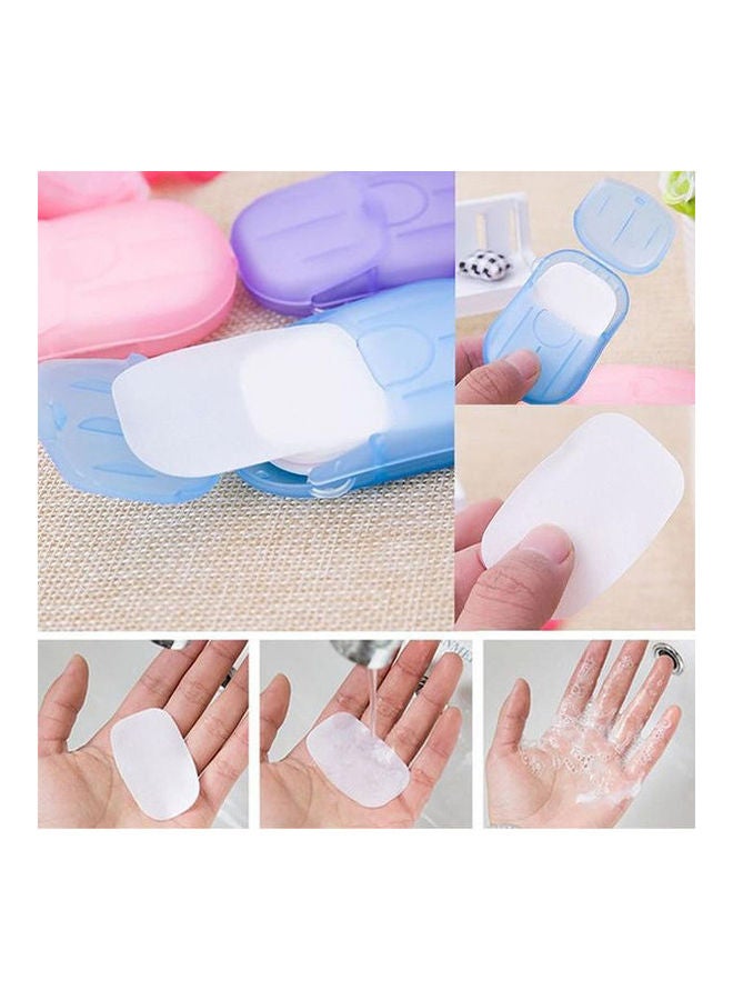 Hand Sanitizer Paper Easy To Carry And Small Size For Travel - 20 Pcs White