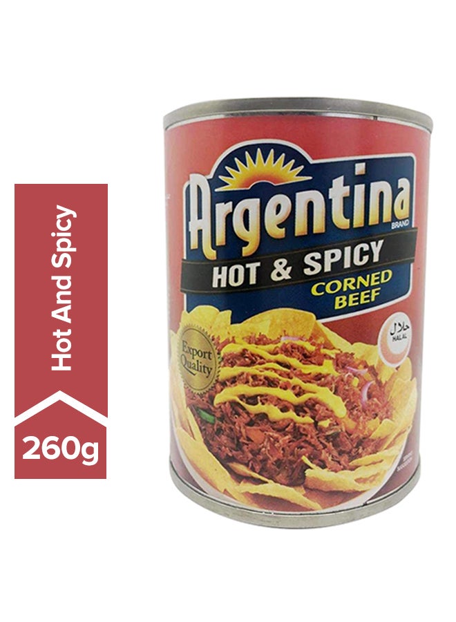 Argentina Hot And Spicy Corned Beef 260grams  - Image 1