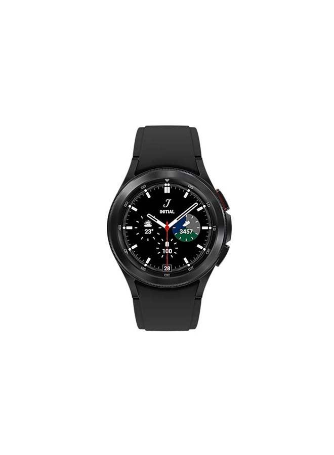 Samsung - 200.0 mAh Galaxy Watch 4 Classic 42 mm LTE Black - Image 1