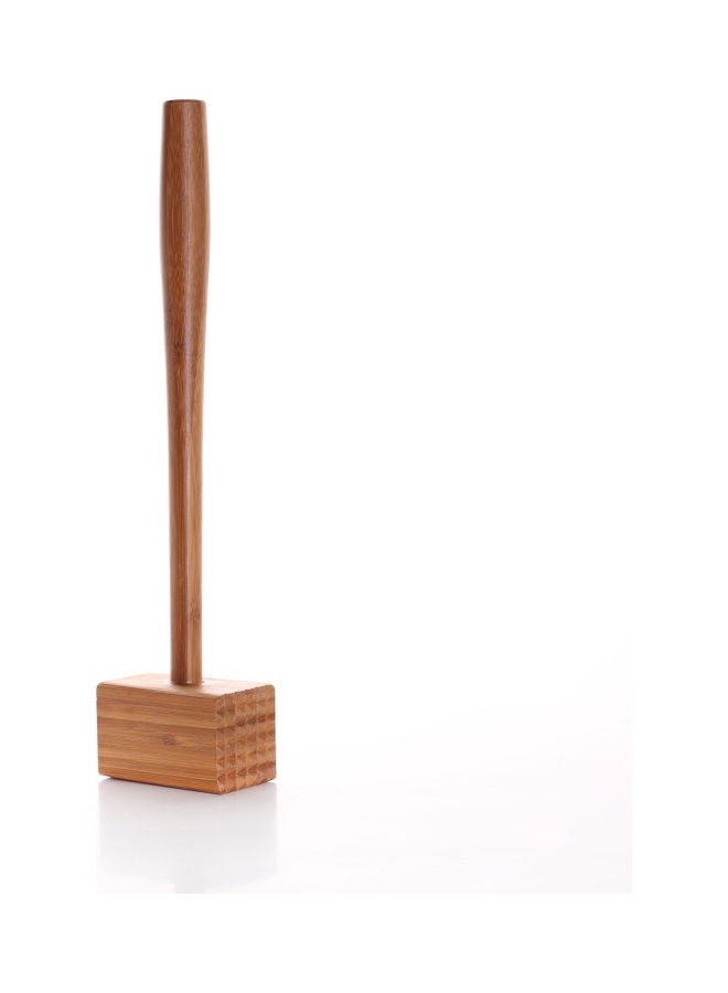 Wood Meat Mallet Beige 30cm - Image 1