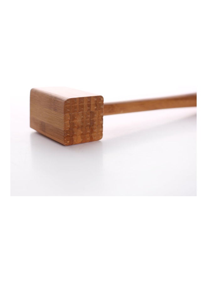 Wood Meat Mallet Beige 30cm - Image 3