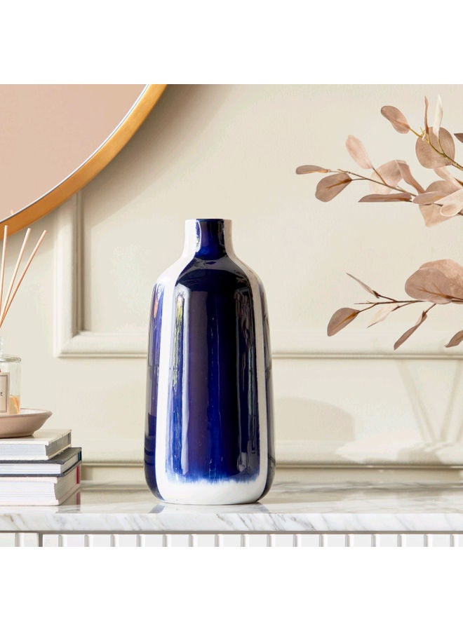 Ceramic Vase Blue 29 x 13 x 13cm  - Image 1