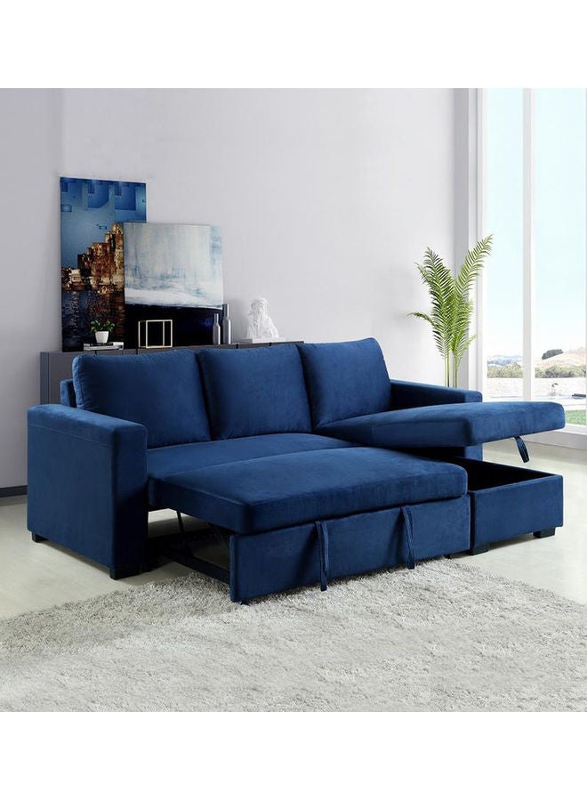 Home Style Cannes L Shape Corner Sofa Blue 146x73x38cm  - Image 5