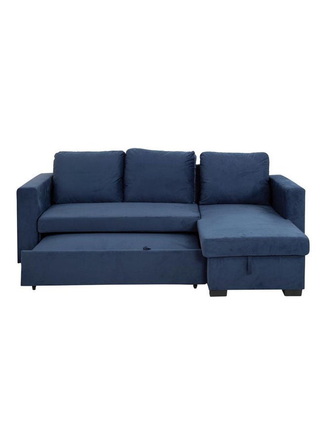 Home Style Cannes L Shape Corner Sofa Blue 146x73x38cm  - Image 4