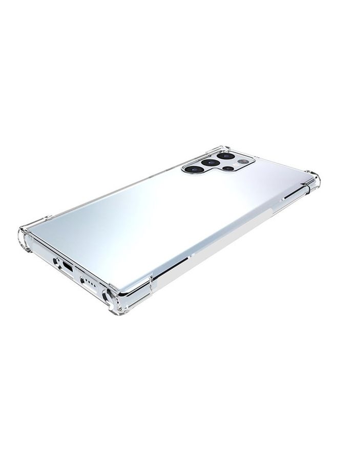 Silicone Soft Thin Crystal Protective Case Cover With Corner Bumpers For Samsung Galaxy S22 Ultra Clear Clear - Image 3
