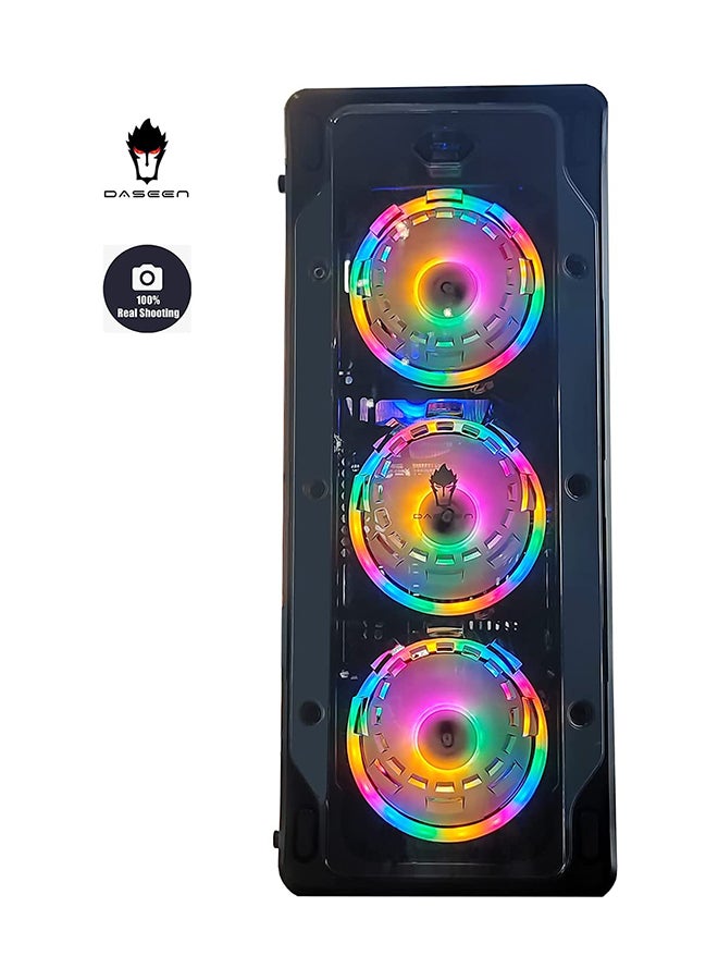 DASEEN - Gaming Tower PC, Core i5-11400F Processor/16GB DDR4 RAM/1TB HDD+256GB SSD/Windows 10/NVIDIA GeForce GTX1050TI 4GB Graphic Card Black - Image 1