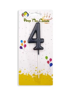 Number 4 Matte Candle