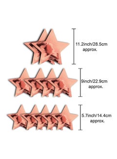 Party Time 11-piece Star Hanging Decoration- Rosegold  - Image 3