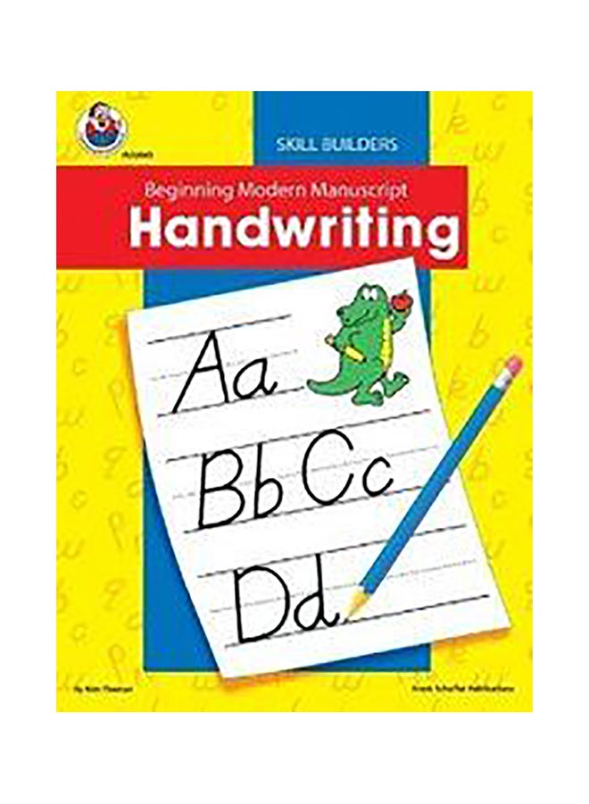 Beginning Modern Manuscript Handwriting Skill Builder Paperback English by Frank Schaffer Publications - 1/3/2018