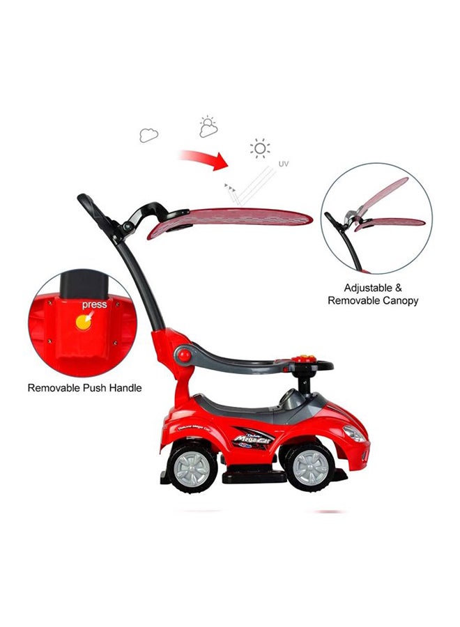 3-In-1 Ride On Push Car Removeable Foot Rest And Safe Guard Durable Comfortable - Image 2