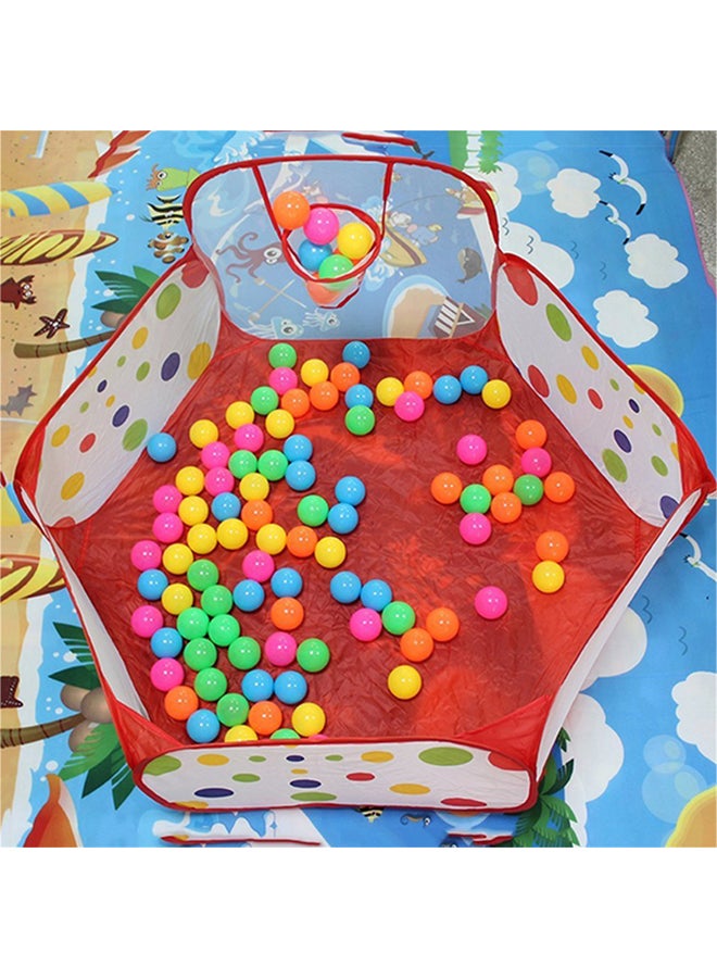 null - Polka Dot Pattern Foldable Kids Play House Outdoor And Indoor Tent Premium Quality 70 * 60 *120cm - Image 1
