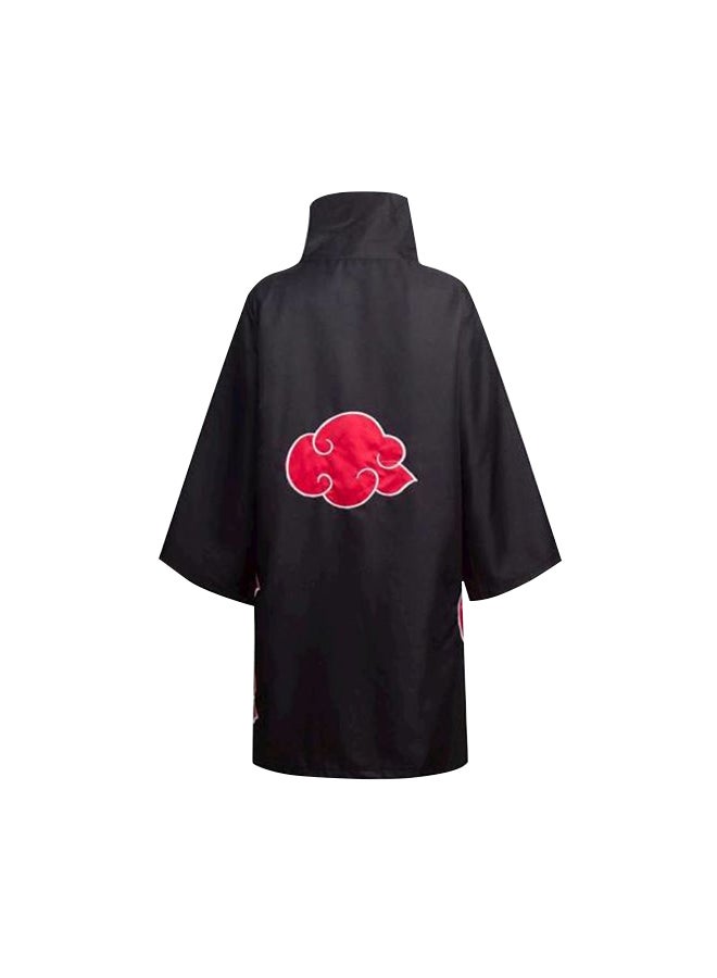 Generic - Comfortable Naruto Akatsuki Uchiha Itachi Cosplay Fabric Costume For Kids - Image 1