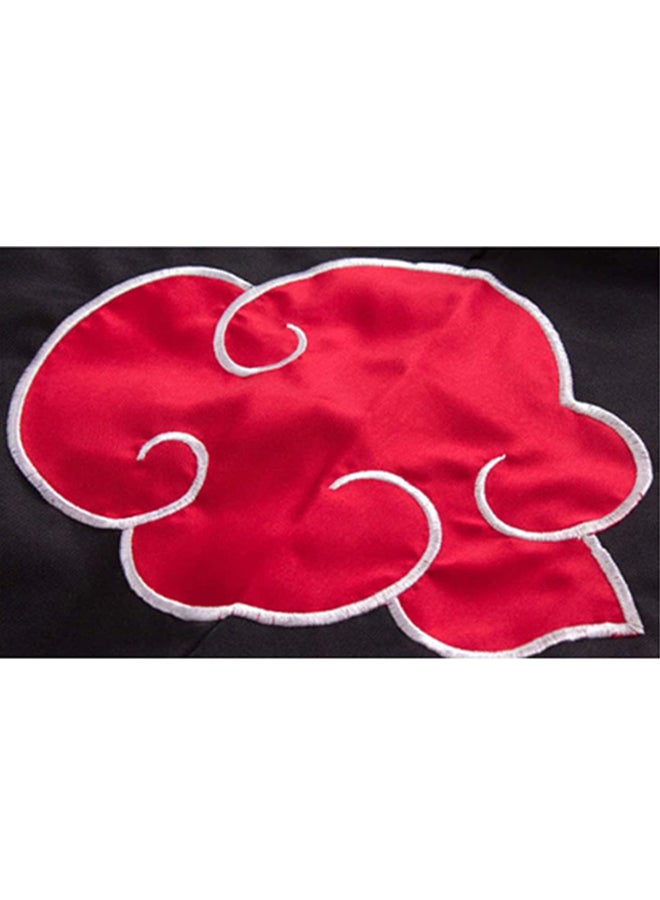 Generic - Comfortable Naruto Akatsuki Uchiha Itachi Cosplay Fabric Costume For Kids - Image 1