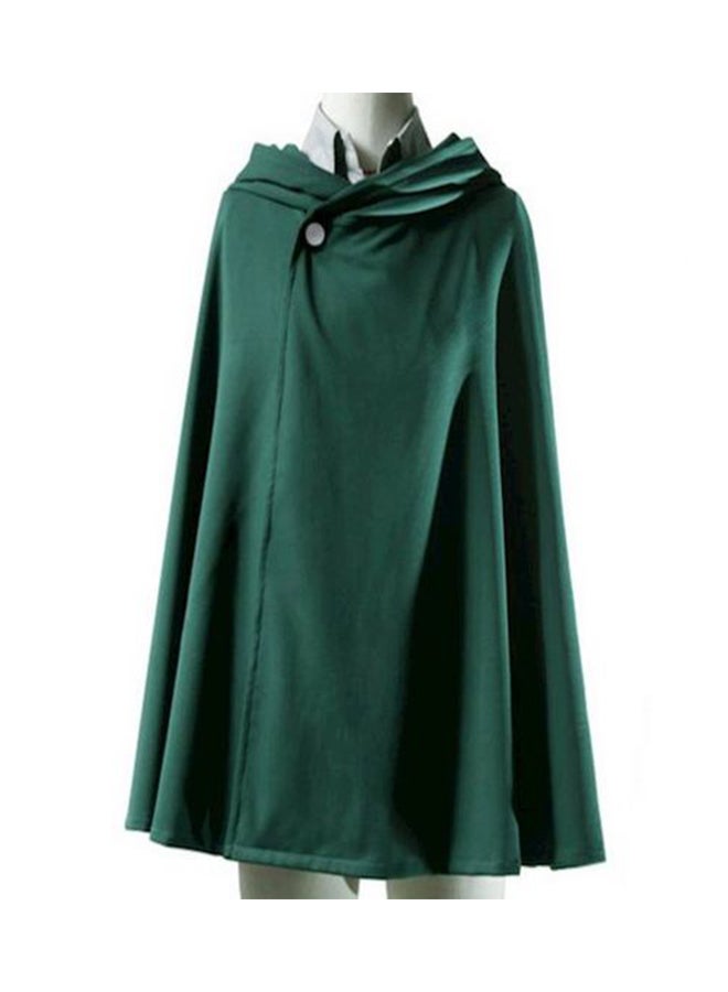 زي تنكري من القماش بتصميم شخصيات الهجوم عالي الكثافة مع رداء للجنسين - Image 2