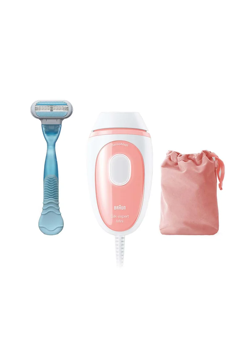 BRAUN Silk Expert Mini PL1014 IPL With Venus Smooth Razor And Travel Pouch