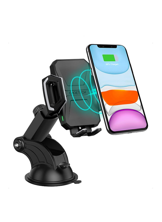 CHOETECH Wireless Charging Car Mount 10W Black - Image 1