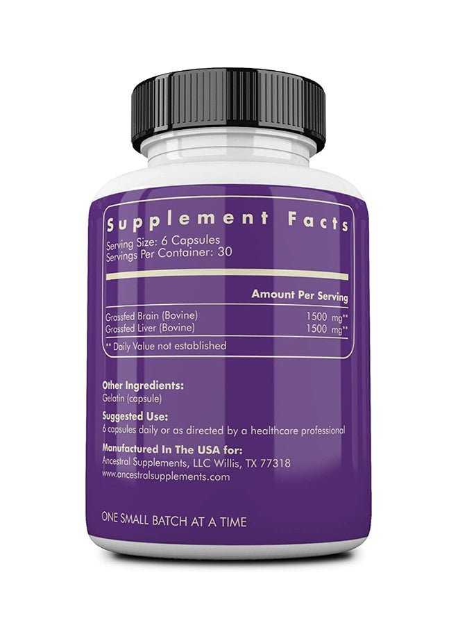 Ancestral Supplements - Grassfeed Beef Brain 500mg - Image 1