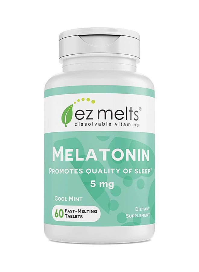 EZ Melts Melatonin 5 mg Natural Mint Flavor - Image 1
