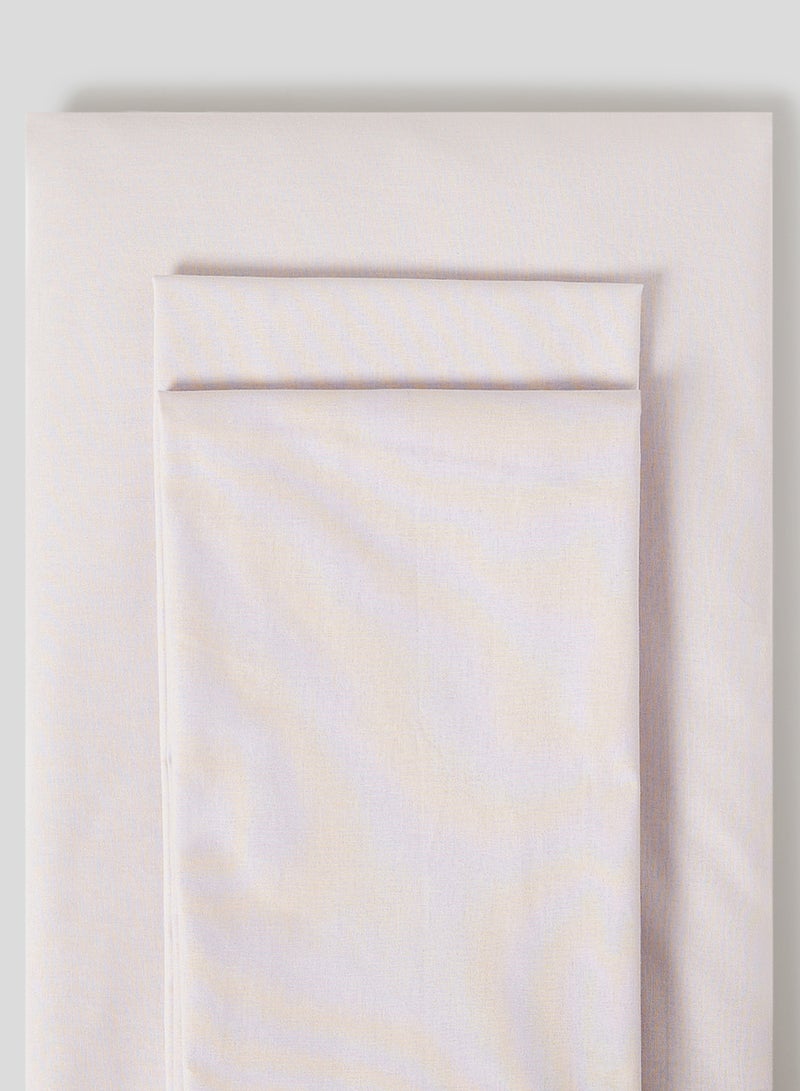 Hometown - Duvet Cover With 2 Pillow Cover 50x80+15 cm, Duvet Cover 230x220 cm, - For King Size Mattress - Lavender Blue 100% Cotton 144 Thread Count Cotton Lavender Blue King Cotton Lavender Blue King - Image 1