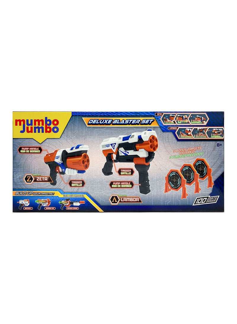mumbo Jumbo - Deluxe Blaster Sets With Two Guns 3 Targets And 100 Darts - Image 1
