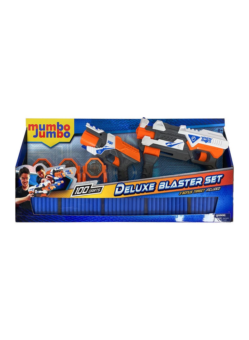 mumbo Jumbo - Deluxe Blaster Sets With Two Guns 3 Targets And 100 Darts - Image 1