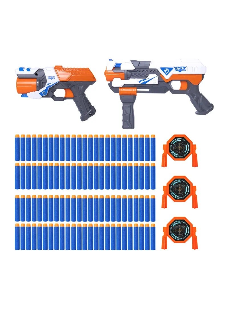 mumbo Jumbo - Deluxe Blaster Sets With Two Guns 3 Targets And 100 Darts - Image 1