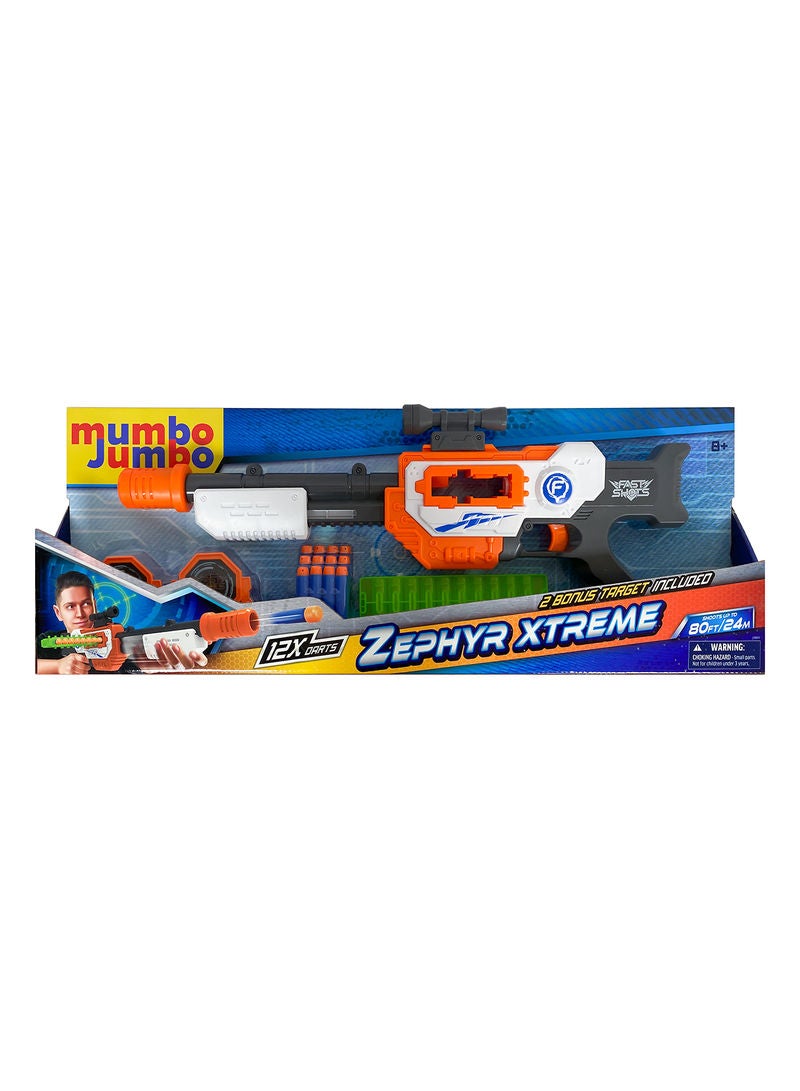 mumbo Jumbo - Missile Launcher Foam Blaster, Shoots Up To 80FT, With 12 Foam Darts And 2 Targets - Image 1