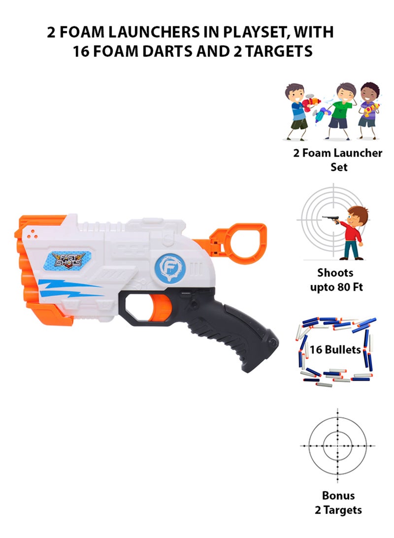 mumbo Jumbo - 20-Piece Foam Launchers In Playset With Foam Darts And Targets - Image 1