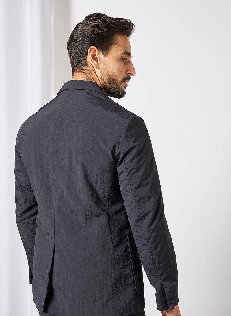 Button Down Blazer Black - v1637054955/N44916143V_3