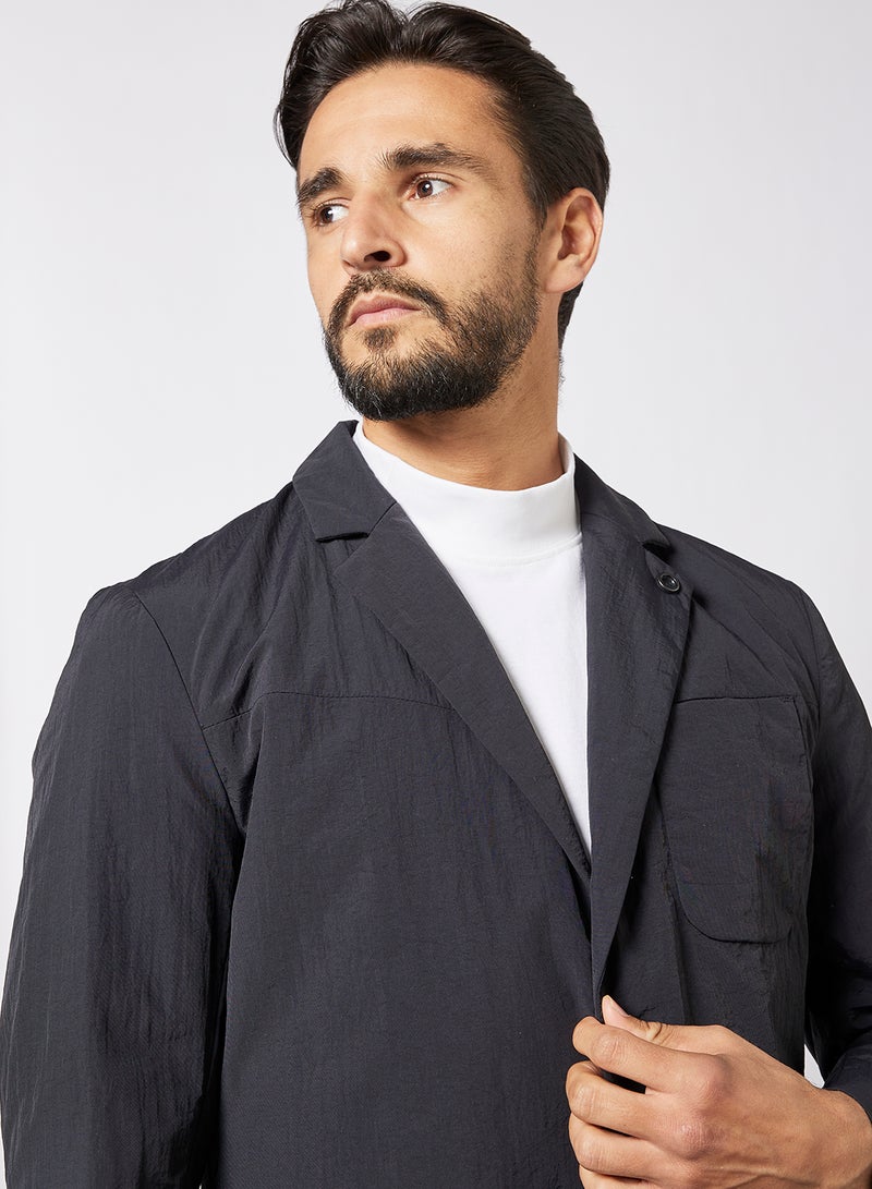 Selected Homme Button Down Blazer Black  - Image 1