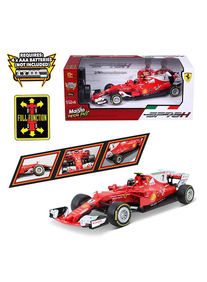 مايستو - سيارة فيراري 2017 بمقياس تصغير 1:24 طراز Sf70H من سلسلة السباق 29.2x12.5x15.2سم - Image 1
