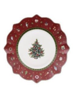 Villeroy & Boch 6-Piece Christmas Theme Printed Breakfast Serving Set White/Red/Green  - Image 4