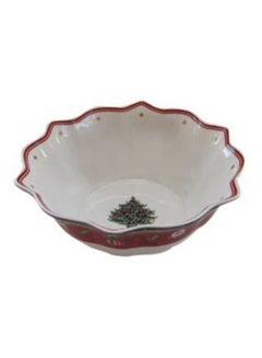 Villeroy & Boch 6-Piece Christmas Theme Printed Breakfast Serving Set White/Red/Green  - Image 5
