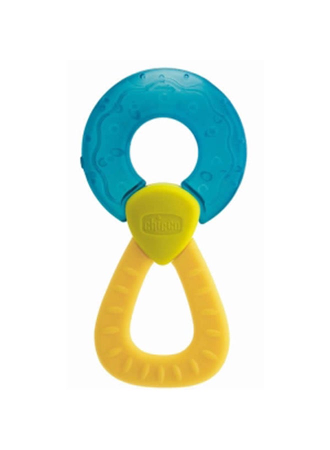 Chicco Fresh Relax Ring Teether With Handle, 4+ Months, Assorted - 8003670844891 - Image 2