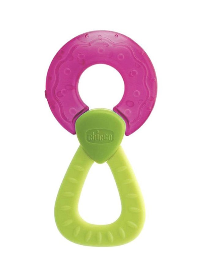 Chicco Fresh Relax Ring Teether With Handle, 4+ Months, Assorted - 8003670844891 - Image 3