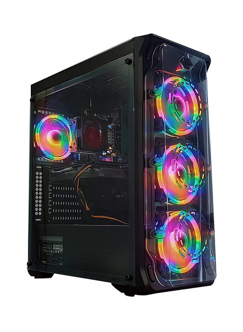 Gaming Tower PC, Core i5-10400F Processor/16GB RAM/1TB HDD+240GB SSD/Windows 10/NVIDIA GeForce GTX1050TI 4GB Graphic Card Black