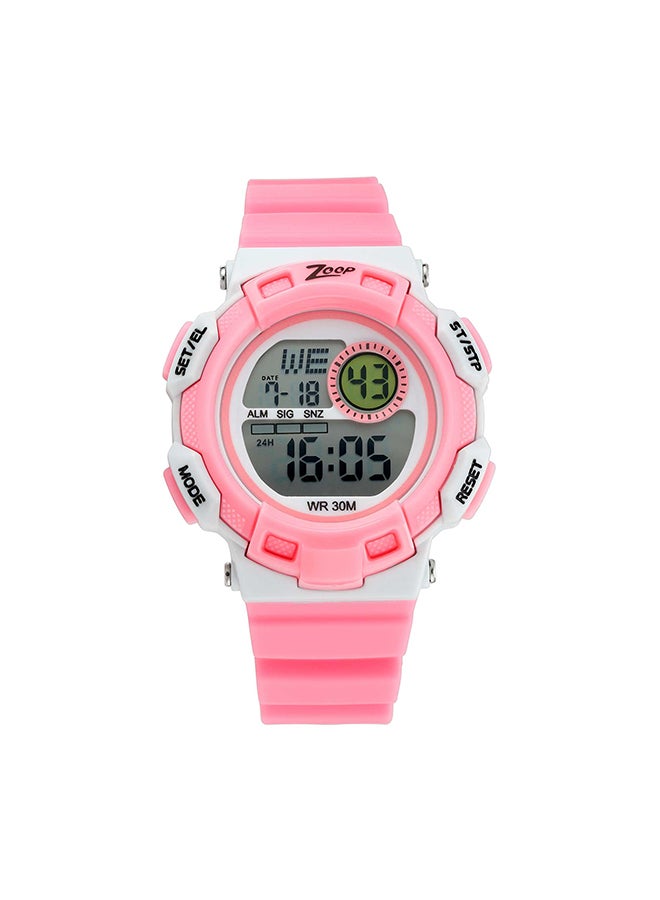 Zoop Kids' Polyurethane Strap Digital Wrist Watch 16009PP05 - Image 1