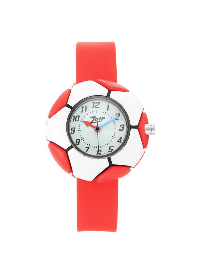 Zoop Kids' Polyurethane Strap Analog Wrist Watch 26014PP02 - Image 2