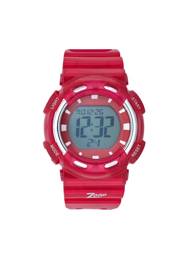 Zoop Kids' Polyurethane Strap Digital Wrist Watch C3026PP01 - Image 1