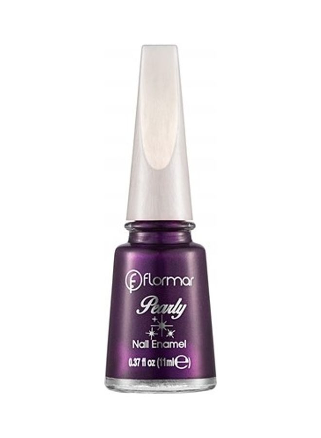 flormar Pearly Glow Nails Enamel Violet Defense - Image 1