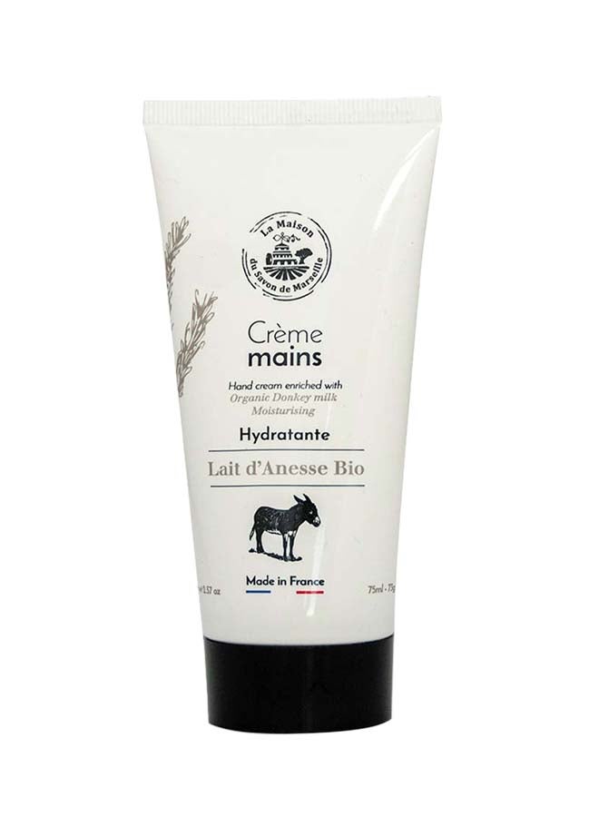 La Maison du Savon de Marseille Donkey Milk Hand Cream Tube White 75ml  - Image 1