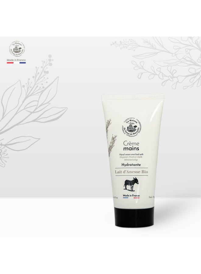 La Maison du Savon de Marseille Donkey Milk Hand Cream Tube White 75ml  - Image 3
