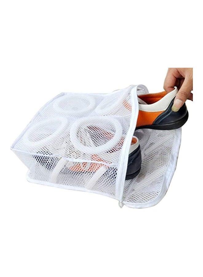 HomarKet Shoe Wash Bag With Strap White 28x30x8cm - Image 1