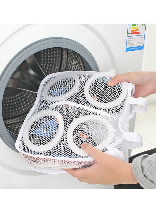 HomarKet Shoe Wash Bag With Strap White 28x30x8cm - Image 3