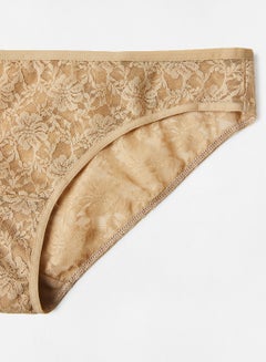 Amante Low Rise Bikini Panty Beige  - Image 3