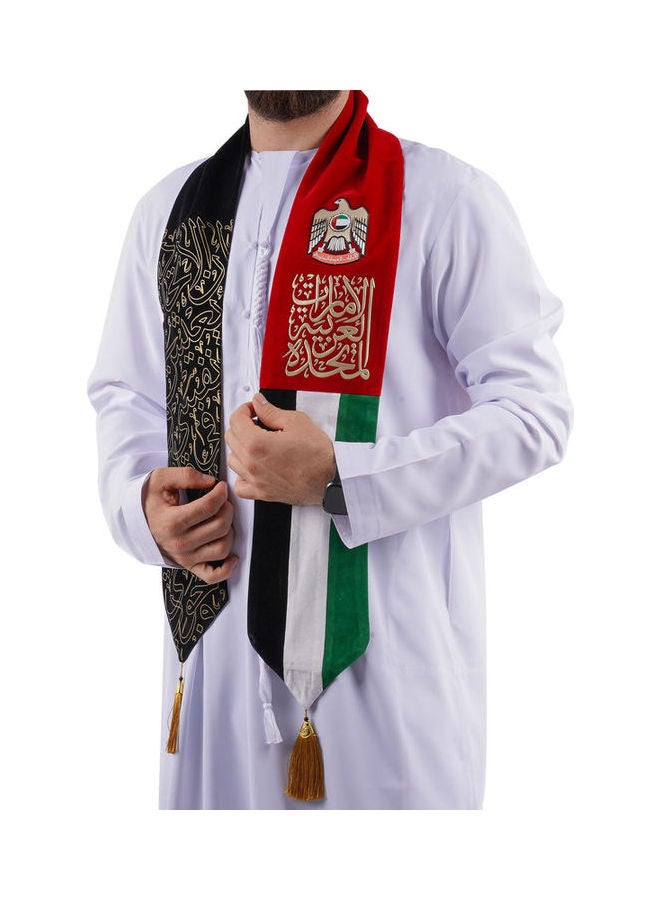 روفاتي وشاح اليوم الوطني لدولة الإمارات العربية المتحدة 2020 - بقصة مستقيمة متعدد الألوان  - Image 2